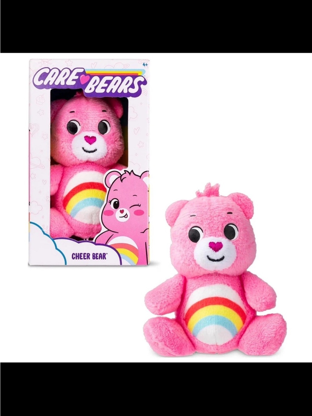 Care Bears Micro Plush Cheer Bear - 2.5 Inch Collectible Stuffed Toy